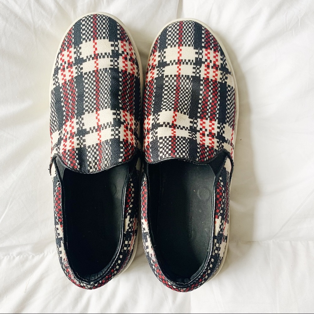 Céline Paris | Plaid Skater Slip on shoes Size 37